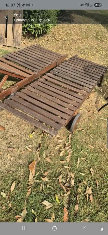 Photo of free 2 sun loungers (Gravesend and area DA12) #4