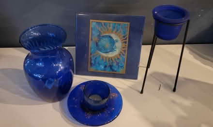 Photo of free Blue glass decor (Shoreline and El Camino Real) #1
