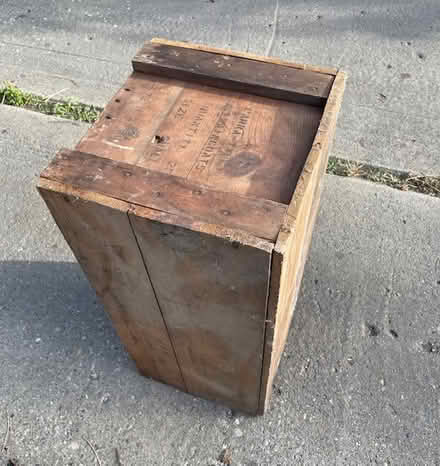 Photo of free Sturdy wood crate (Rogers Park) #2