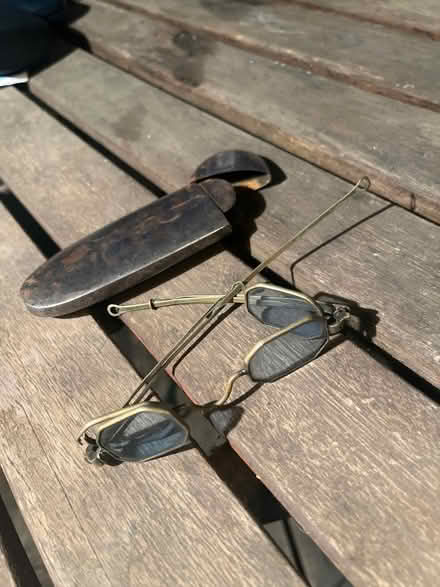 Photo of free Vintage eyeglasses & metal case (North Willow Glen , San Jose) #2