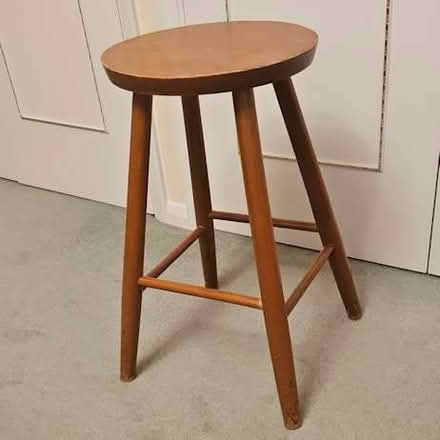 Photo of free Wooden stool, a little wonky (Elmstead BR7) #1
