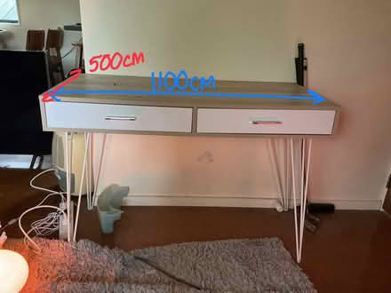 Photo of free Desk with drawers (Birkenhead) #2