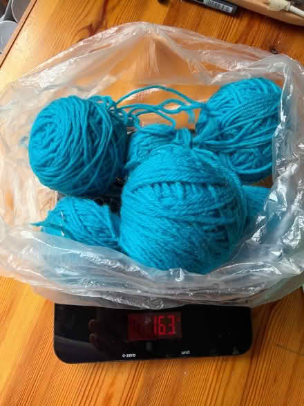 Photo of free Teal yarn (Sanderstead CR2) #1