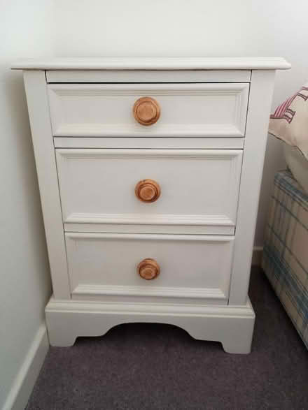 Photo of free Pair of bedside 3 drawer units (Hutton Mount CM13) #1