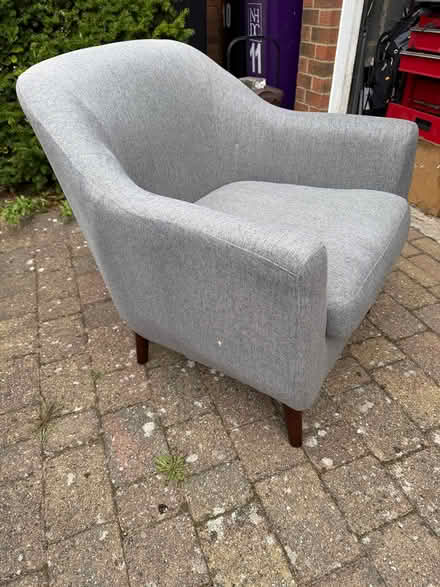 Photo of free Grey arm chair (Letchworth) #1