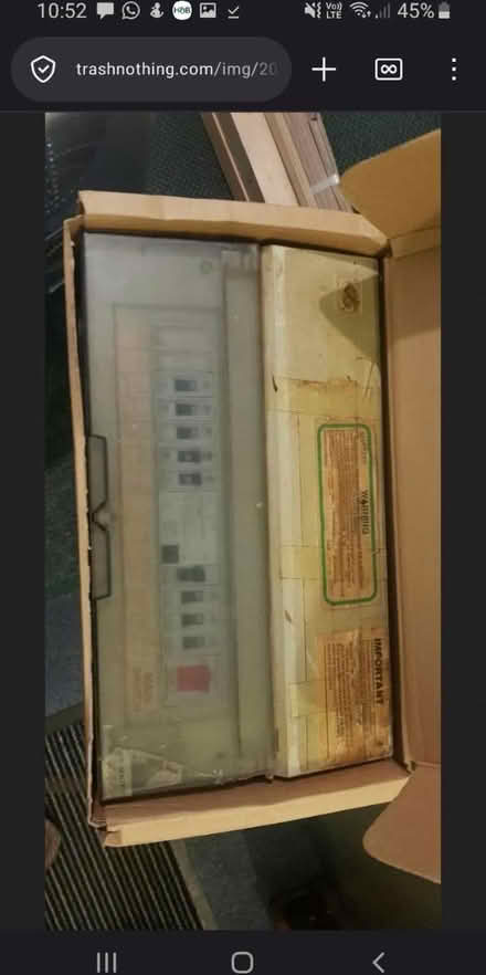 Photo of free MK consumer unit with RCD (Bates SW16) #2