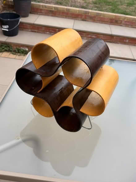 Photo of free 7 bottle wine rack (Burnham SL1) #1