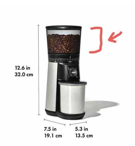 Photo of free New Hopper: OXO Burr Coffee Grinder (02452) #2