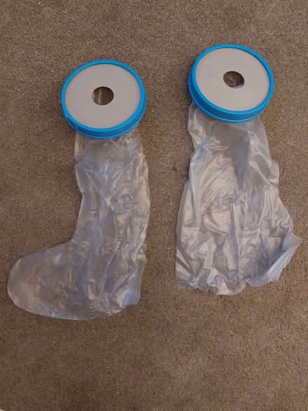 Photo of free Leg cast shower protectors (St Albans Jersey Farm AL4) #1