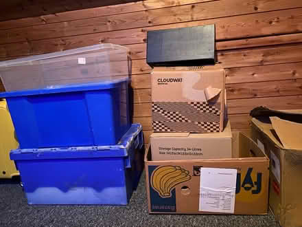 Photo of free Plastic and cardboard boxes (DE56 Belper) #1