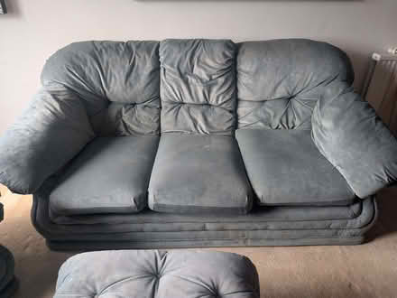 Photo of free Two piece suite with foot stool (Hendon NW4) #4