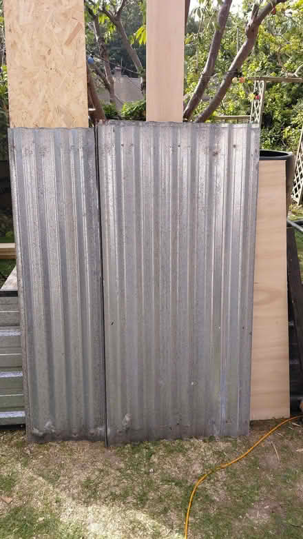 Photo of free Corrugated galvanised steel sheets (Wallands Park BN7) #1