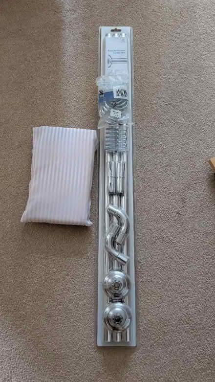 Photo of free Unused shower curtain kit (Bernards Heath AL1) #1