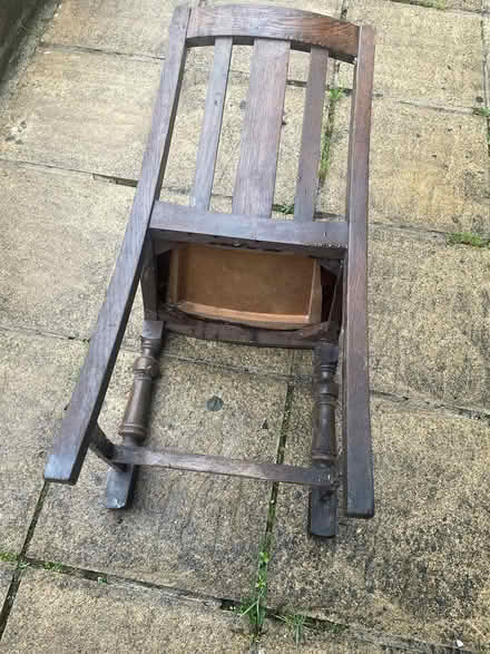 Photo of free Wooden chair #2 (Croesyceilog NP44) #2
