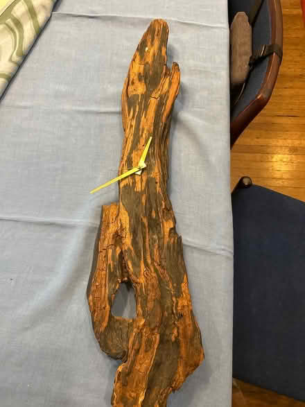 Photo of free Drift wood clock- need repair (Chevy Chase DC) #1
