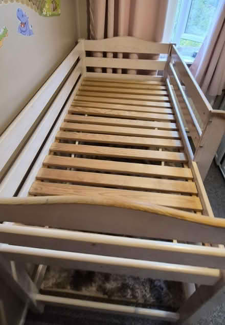 Photo of free wooden mid-sleeper bed frame (Larwood S81) #2