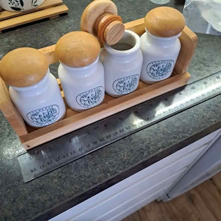 Photo of free Culpepper spice jars in rack (Charminster BH8) #2