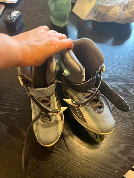 Photo of free Size 6 / EU 39.5 Oxelo Rollerblades and protective gear (North Cricklewood NW2) #2