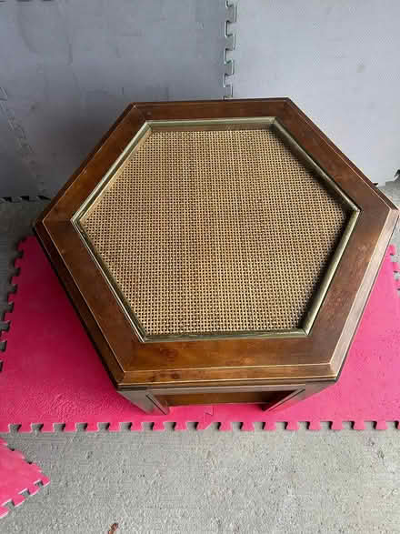 Photo of free Solid wood side table (Riverside/Hunt Club) #2
