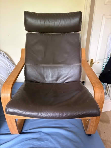 Photo of free Ikea Poang leather chair (Bamber Bridge PR5) #1