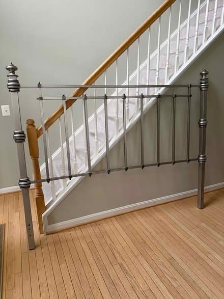 Photo of free Metal king size headboard/footboard (Bowie) #1