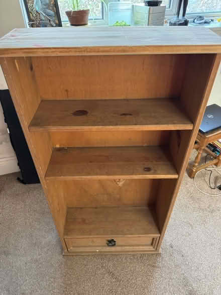 Photo of free Small wooden shelving unit (Cinderford, GL14) #1