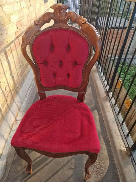 Photo of free Retro red chair (CR7 Thornton Heath) #1