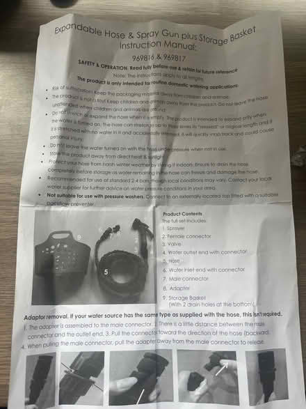Photo of free Expandable hose and spray gun (Grandborough CV23) #2