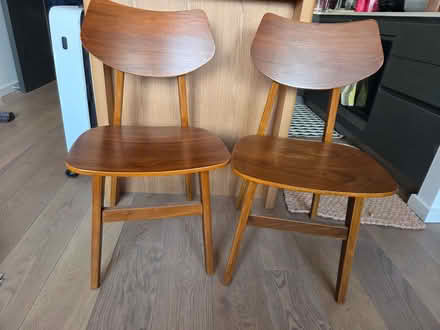 Photo of free 2 wooden chairs (Kentish Town NW5) #1