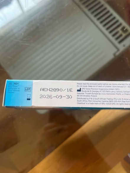 Photo of free Pregnancy test. Expires 30/9/26 (Ringmer BN8) #2