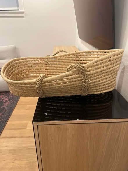 Photo of free Wicker bassinet (Old Town) #3