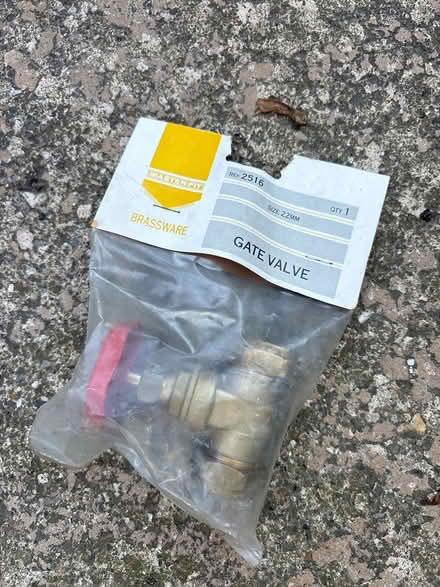 Photo of free 22mm gate valve (Bridlington YO16) #1