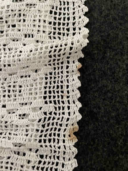Photo of free Old white cotton/lace tablecloth (Crystal Palace SE19) #3