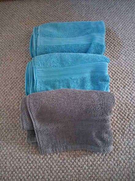 Photo of free Grey and Turquoise Towels (Frome BA11) #2