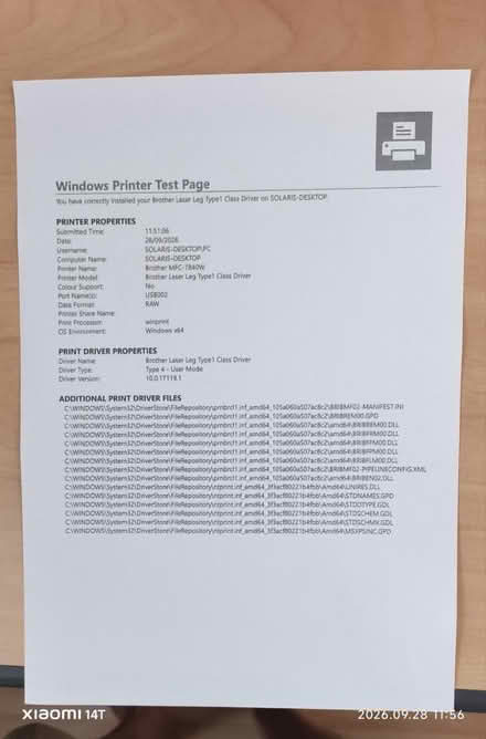 Photo of free Monochrome Laser printer Working (Northolt UB5) #2