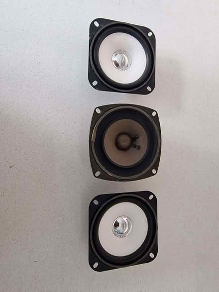 Photo of free Three 100mm speakers in great condition (Allesley Park CV5) #1