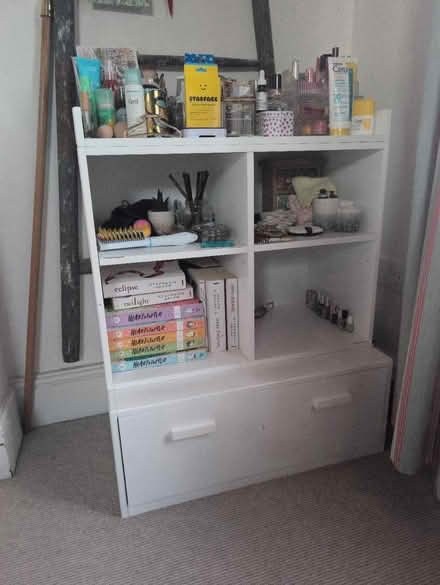 Photo of free White shelving/drawer unit (Hereford HR1) #1
