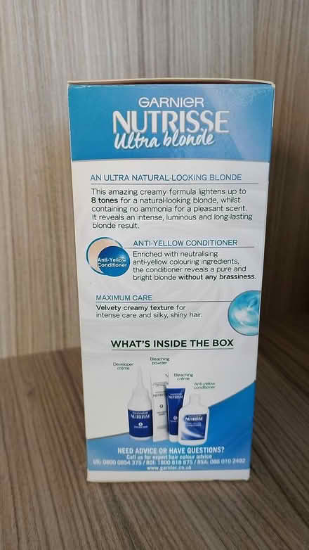 Photo of free Garnier Nutrisse Blonde hair dye (EH5, Trinity) #4