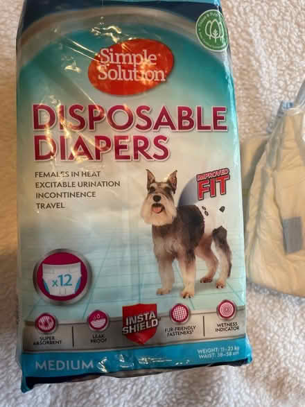 Photo of free Disposable nappies for dogs (Chelmsford CM3) #1