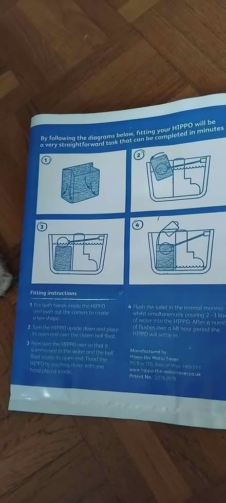 Photo of free Water saver for toilet cistern (Purley CR8) #3