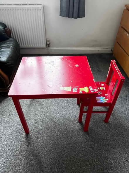 Photo of free Child’s wooden table (Chorley PR6) #1