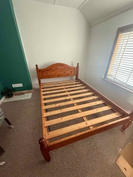 Photo of free Wooden double bed (Knoll BN3) #1