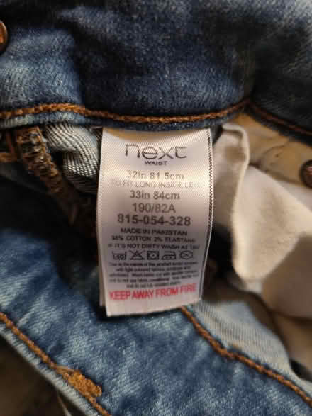 Photo of free Skinny NEXT Jeans W32/L33 (L1 Liverpool City Centre) #2