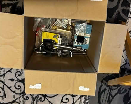 Photo of free Mixed box of tool, nails and other diy items (Woodmancote GL7) #1
