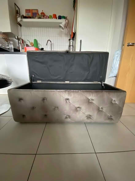 Photo of free Next Home Bedroom Velvet Ottoman (Barking IG11) #3