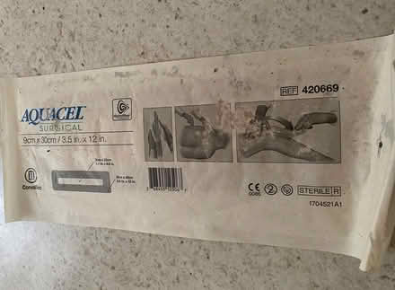 Photo of free Surgical wound dressing (Lullington BA11) #1