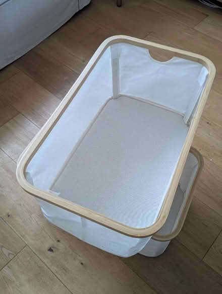 Photo of free Wooden framed fabric storage (Battle RG30) #1