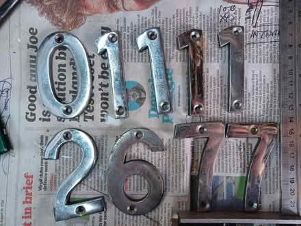 Photo of free Metal House door numbers (St George BS5) #1