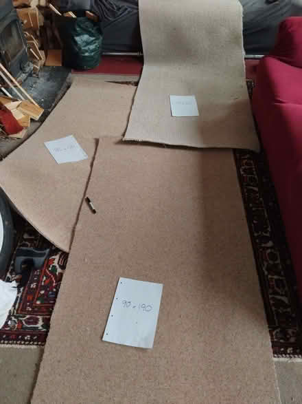 Photo of free 3 carpet off cuts all brand new. (Knighton LD7) #1