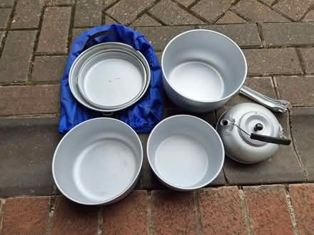 Photo of free Nesting Aluminum Camping Cookware Set with Kettle & Bag (Purley on Thames RG8) #4